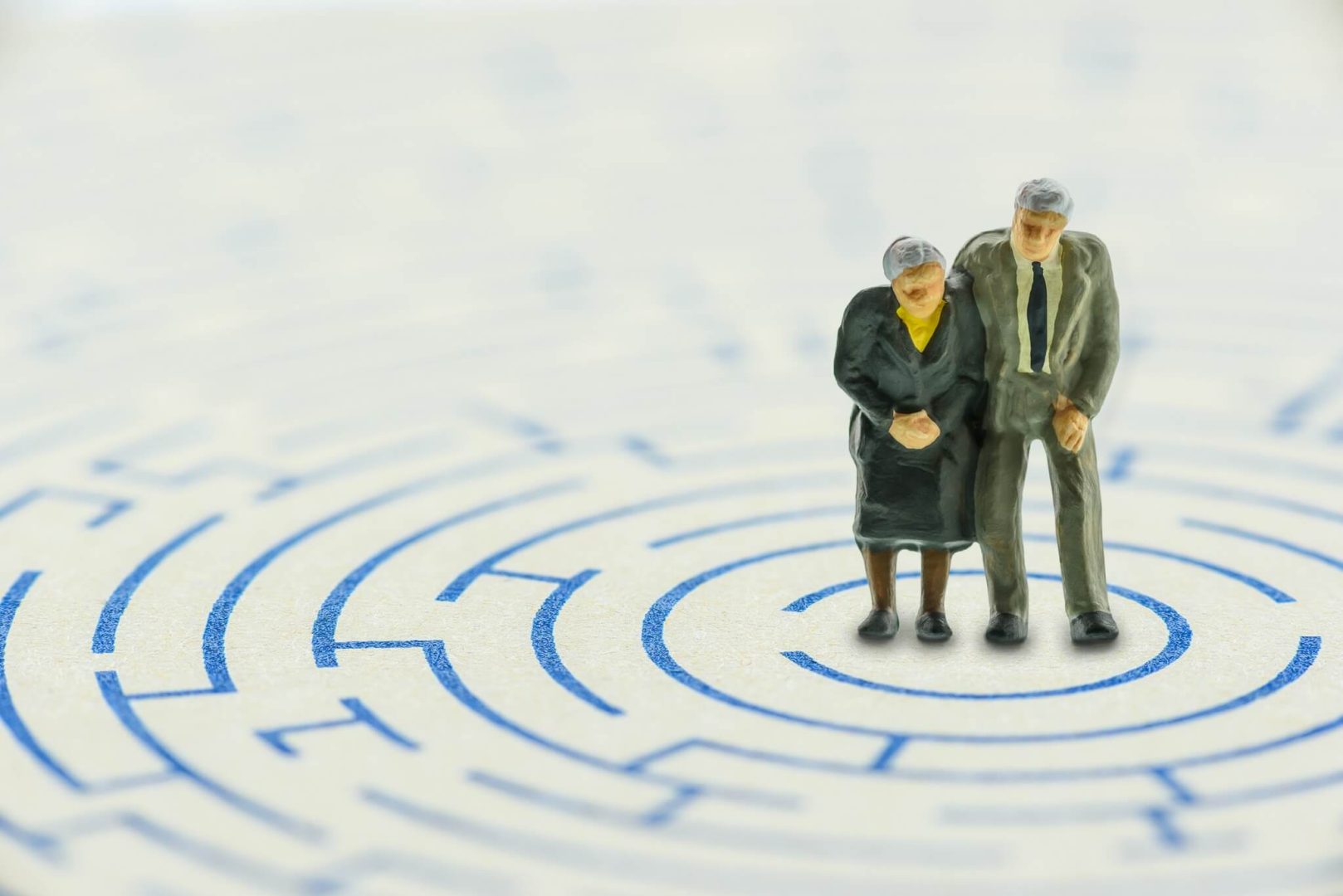 seniors stuck in maze
